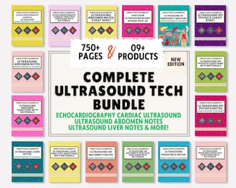 Pacote de Estudos de Tecnologia em Ultrassom 2025: Preparação para Exame de Sonografia (Download Digital)