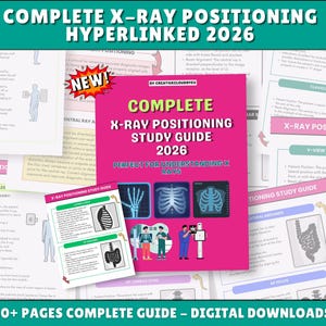 Studienführer - Röntgenpositionierung, Radiologie Studenten, 45+ Positionen (PDF Download)
