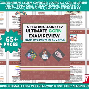 CCRN Exam Review 2025: Critical Care Study Guide, Digital Downloads