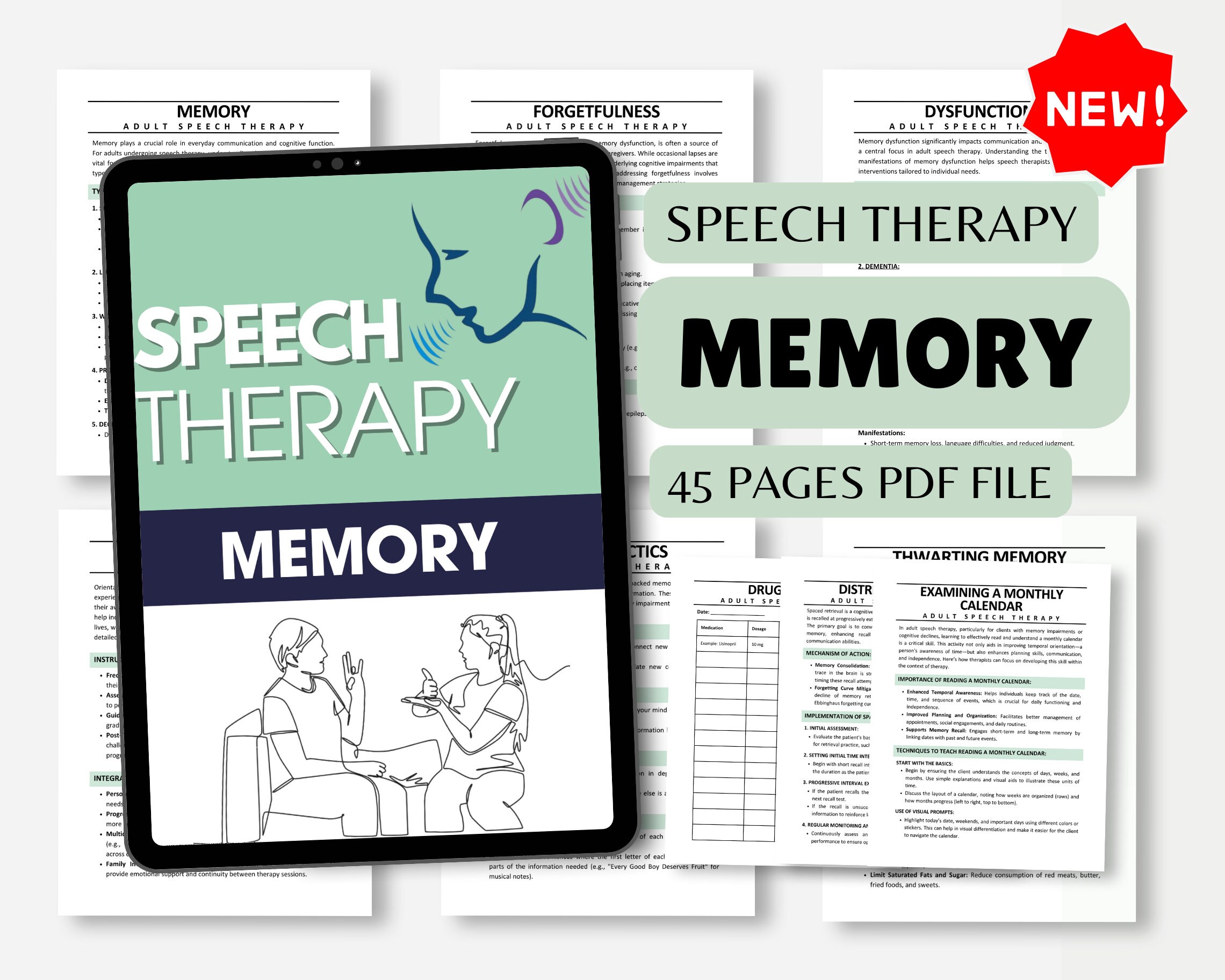 Adult Speech Therapy Essential PACK, Speechlanguage Pathologist, SLP