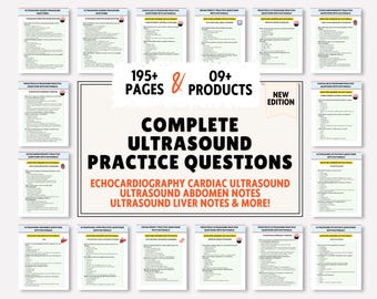 Ultrasound Physics SPI Exam Study Guide: Sonography Practice Questions (Digital Download)