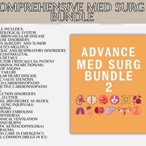 Med-surg II Study Bundle 2024, Nursing Study Guide, Med Surg Notes ...