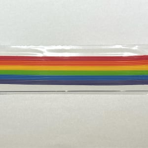 Wachsstreifen/Verzierstreifen Regenbogen