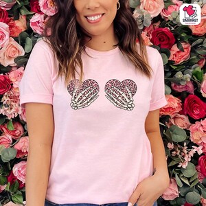 Leopard Print Valentines Day Shirt, Valentines Day Shirts For Woman, Heart Shirt,Cute Valentine Shirt,Valentines Day Gift,Cheetah Valentines