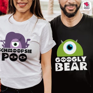 Googly Bear Shirt, Schmoopsie Shirt, Couple Shirt, Mike and Celia Shirts, Honeymoon Shirts, Anniversary Shirt, Animation Movie Shirts