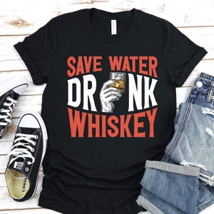 Funny Drinking Shirt, Save Water Drink Whiskey, This is My Drinking Shirt, Funny Hungover Shirt, Funny T-shirt, Funny Shirts for Women