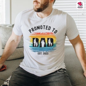 Promoted to Dad Shirt, New Dad Shirt, Dad Shirt, Daddy Shirt, Father&#39;s Day Shirt, Best Dad shirt, Gift for Dad