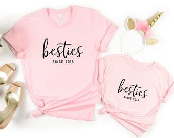 Besties, Mommy And Me, Matching Shirts, Matching Outfits, Mommy And Me Shirts, Mom Gift, Mom, Mothers Day Gift, Best Friends Shirts