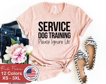 service dog handler shirt