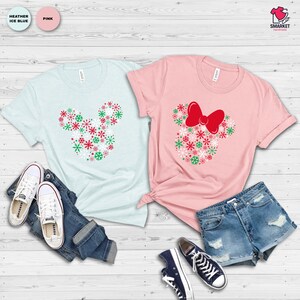 Disney Christmas Minnie Mickey, Matching Christmas Disney shirts, Couples Christmas Shirts, Christmas Family shirts, Disneyland Christmas