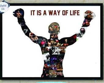 Bold Boxer Sculpture - Handcrafted Art for Sports Fans and