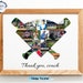 PRINTABLE Baseball Custom Photo Collage, Baseball Coach Appreciation ...