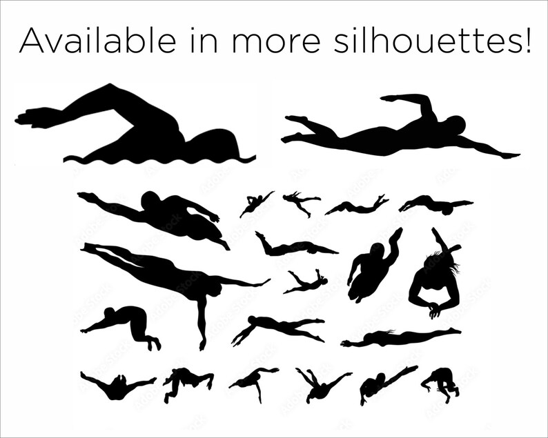 Swimming Custom Photo Collage Swim Coach Gift Personalized Etsy