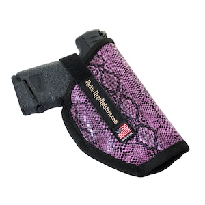 Packin Heat Holster - Purple Animal Print Variation