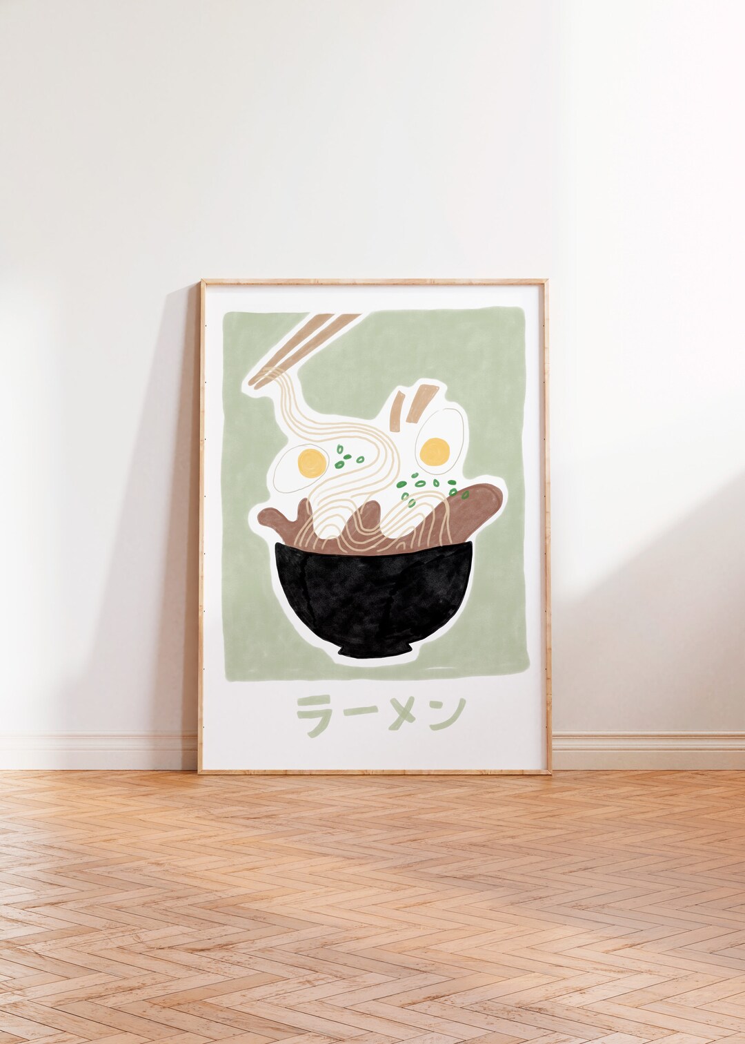 RAMEN Wall Art, Artwork for Kitchen, Noodles Art Print, Japanese Ramen
