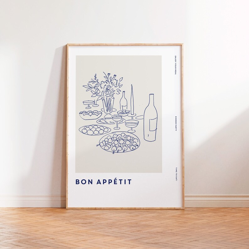bon appétit poster