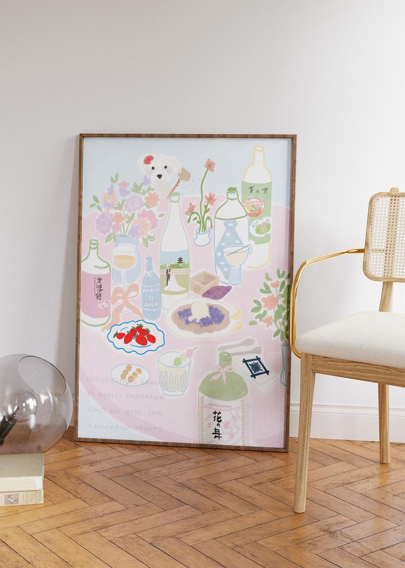 Fully custom order of anything you want in my art style, Personalized poster, Custom Wall Art, Digital Download, Personalized Wall Artwork image 3