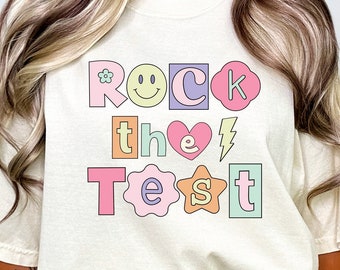 Rock the Test PNG, Test Day PNG, Testing Day Sublimation, Teacher Test Day Shirt PNG, You Got This Png, Testing Quote, School Testing Png