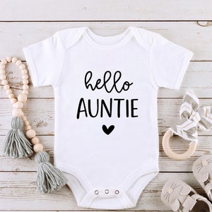 Bonjour tante SVG, bonjour tante SVG, faire-part de grossesse pour tante SVG, promu en tante SVG, faire-part de bébé SVG, bonjour tante png