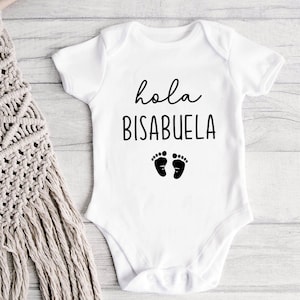 Hola Bisabuela SVG, Anuncio de Embarazo de Bisabuela, Hola Bisabuela PNG, Español Bebé Svg, Baby Shower Svg, Bebé Niña Niño Svg, Recién Nacido SVG
