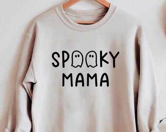 Spooky Mama SVG, Spooky Mom Png, Halloween Mama SVG, Halloween Mama Png, Clipart, Dxf, Halloween Shirt Svg, Cricut Silhouette Cut Files