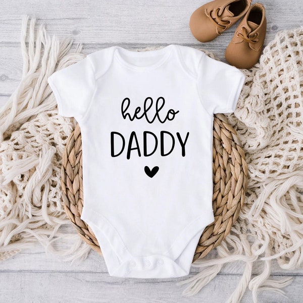 Hello Daddy SVG, Pregnancy Announcement To Husband SVG, Baby Announcement SVG Cricut, Hello Daddy Png, Coming Soon Svg, Pregnant Svg