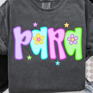 Voor png, voor professioneel png, shirt voor eerste schooldag png, Sped, preppy shirt voor lerarenassistent png, terug naar school neonsublimatieontwerp