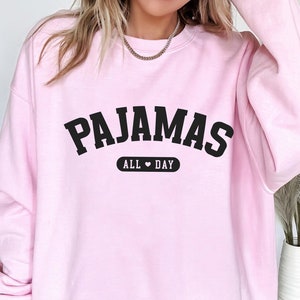 Pajamas All Day SVG PNG, Funny Pajama Svg, Pajama Vibes Svg, School Pajama Party Svg, Stay Home Svg, Pj Party Svg, Cozy Vibes Weather SVG