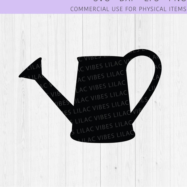 Watering Can Svg, Watering Pot SVG, Watering Can Cut File, Watering Can Clip Art