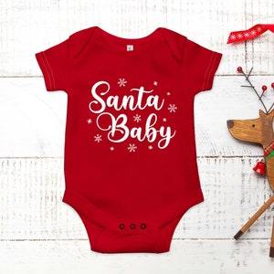 Santa Baby SVG, Santa Baby PNG, Santa SVG, First Christmas Svg, Merry Christmas Svg, Christmas Bodysuit Svg, Png, Cricut Silhouette Cut File