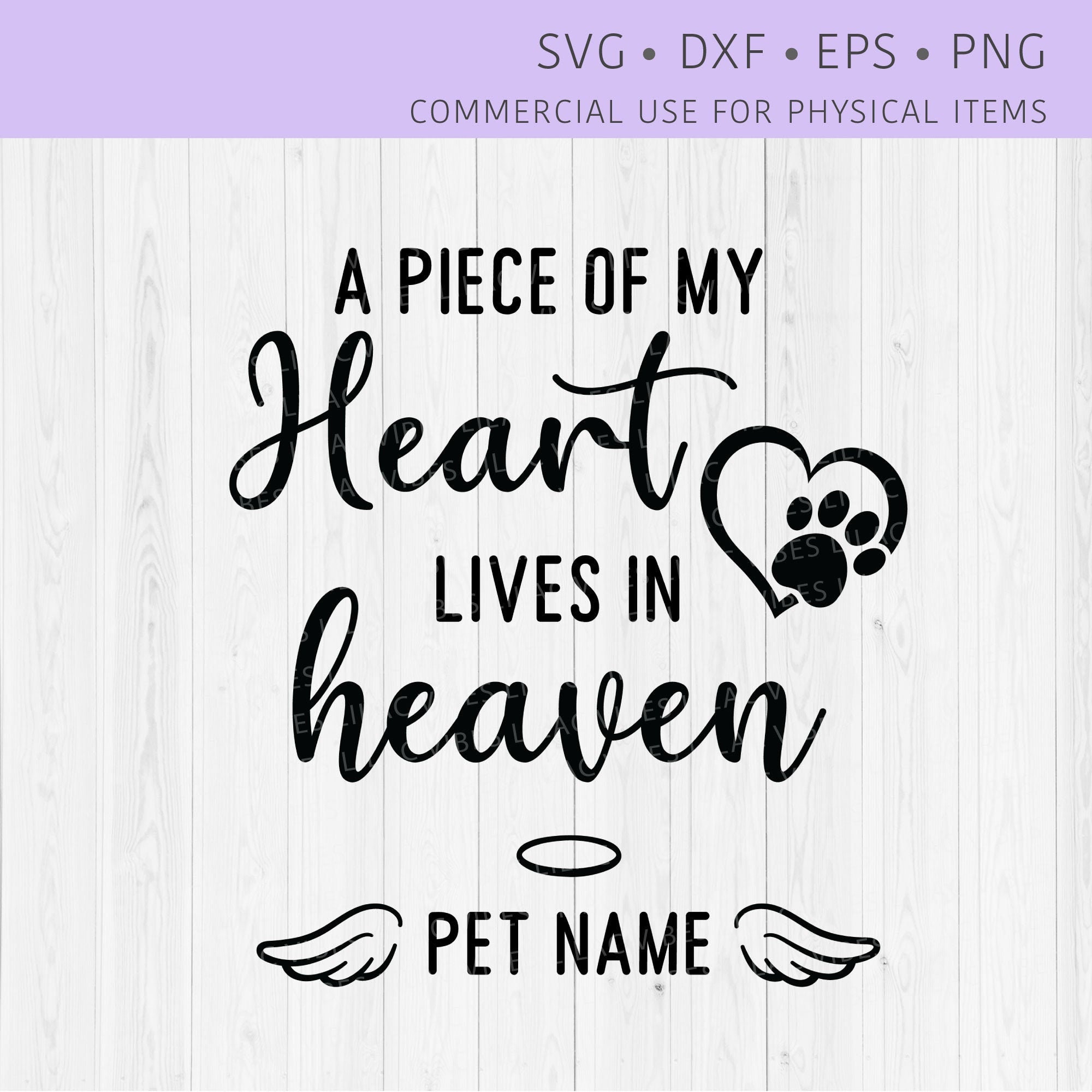 Pet Loss Svg Pet Memorial SVG Dog Memorial SVG Cat Memory | Etsy