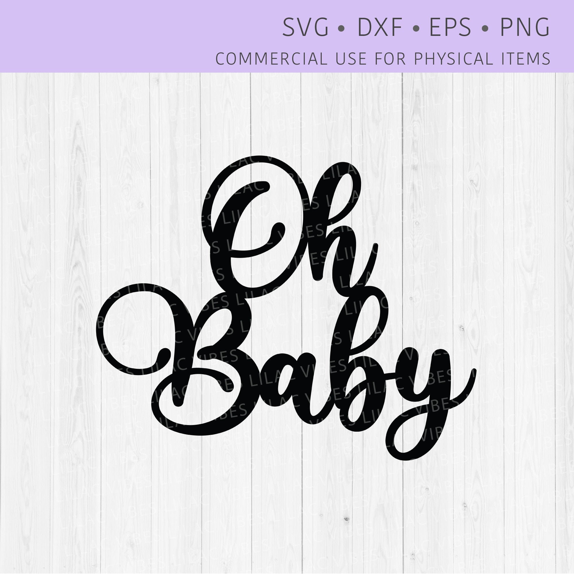 Oh Baby Cake Topper SVG Baby Shower Svg Oh Baby Svg Png Etsy UK
