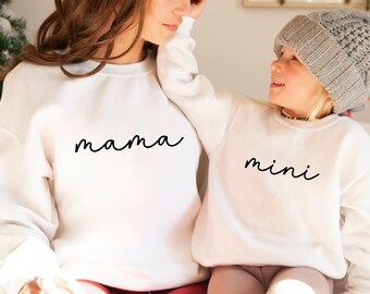 Mama Mini SVG, Mom and Me SVG, Matching Mama Mini Shirt Png Svg, Mama and Me Png, Mother's Day Svg Cut Files, Cricut Silhouette Designs