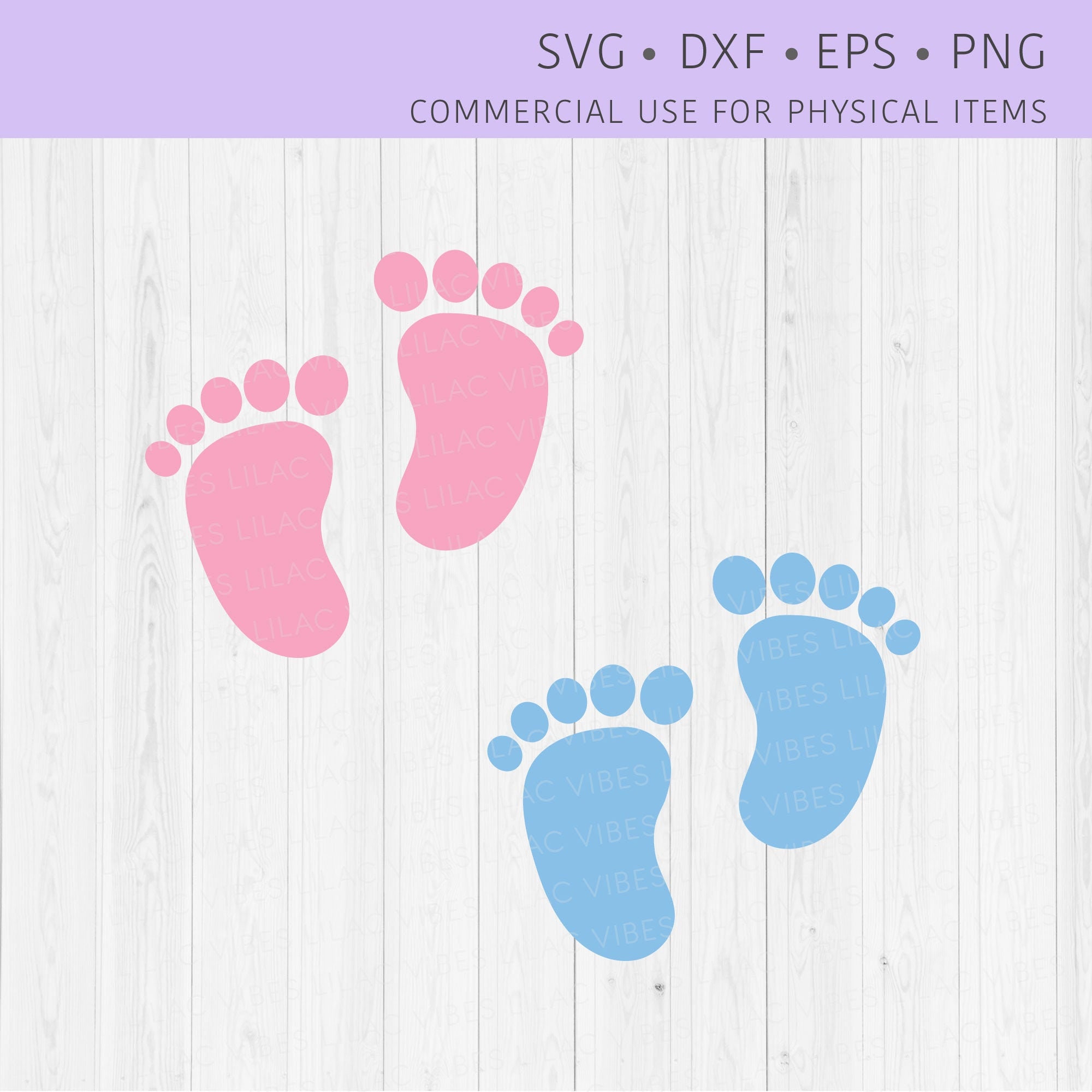 Pink Baby Feet Clip Art