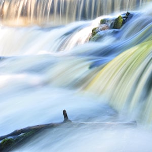 Waterfall Photograph, Landscape, Nature Print, Upper Peninsula Michigan Photography, Wall Art, Scenic Print, Home Decor, Long Exposure