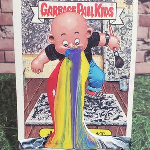 Customized Garbage Pail Kids card JACK Splat featured in our Tik Tok video