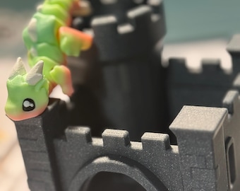 Lot château et dragon