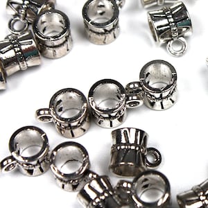 10 x Metal Hanging Bails, Jewellery Findings, Bail, Jewellery Craft, Metal Charms, Pendant Bails, Metal Jewellery Bail, Craft Supplies