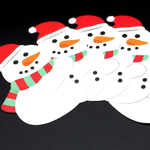 10 x Weihnachten Schneemann Lollipop Halter Tags, Kraft Tags, Lollipop Halter, Strumpf Füller Ideen, Lollypop, Candy Halter, Weihnachten Ideen