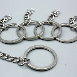 10 Edelstahl Anhänger Blanko - 25mm Rund Für Gravur & Schlüsselanhänger