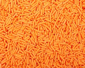 Pastel Orange Polymer Clay Sprinkles, Clay Sprinkle, Slime Sprinkles, Fake Clay Sprinkles, Resin Art Craft Supplies, Decoden Sprinkles