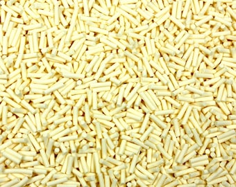 Pastel Yellow Polymer Clay Sprinkles, Clay Sprinkle, Slime Sprinkles, Fake Clay Sprinkles, Resin Art Craft Supplies, Decoden Sprinkles