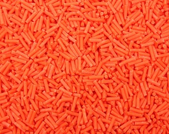 Orange Polymer Clay Sprinkles, Clay Sprinkle, Slime Sprinkles, Fake Clay Sprinkles, Resin Art Craft Supplies, Decoden Sprinkles