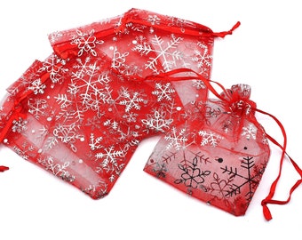 75 Organza Bags Gift Pouches Jewellery Packaging Wrapping Wrap Mesh Drawstring 