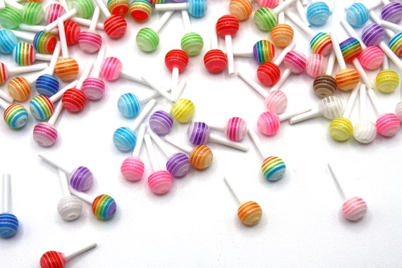 Resin Mini Candy / Lollipop Nail Art Charms flatback Nail - Temu