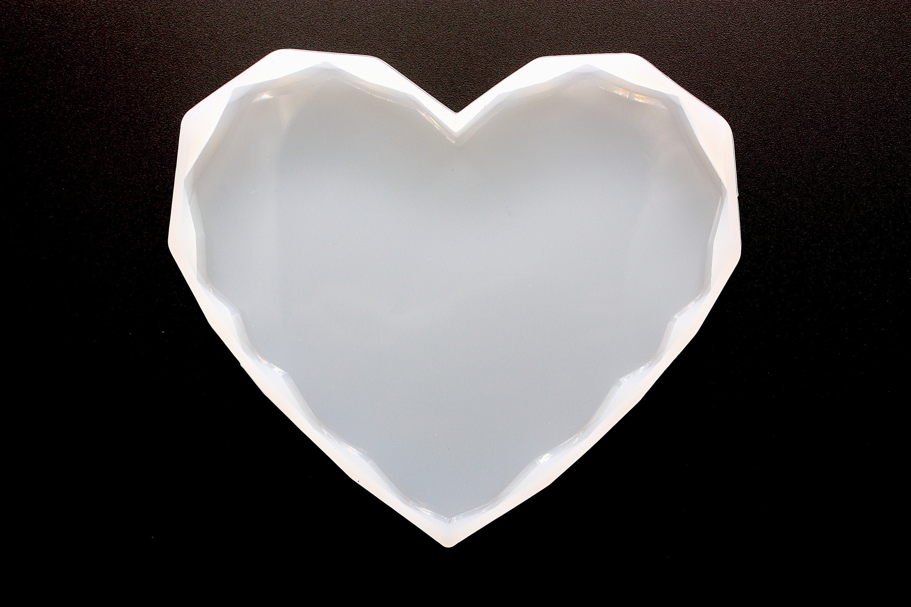 Stampo in silicone - diamanti a forma di cuore