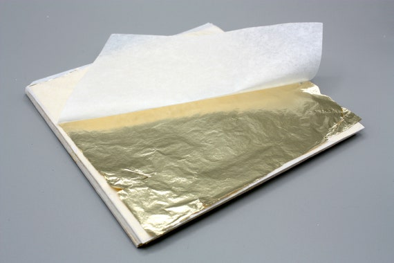 Silver Leaf Foil Paper Sheets for Crafts, Resin, Scrapbooking, Gilding,  Framing, Silver Leaf Foil Sheets, Nail Art, Thin Foil Sheets, Craft -   Israel