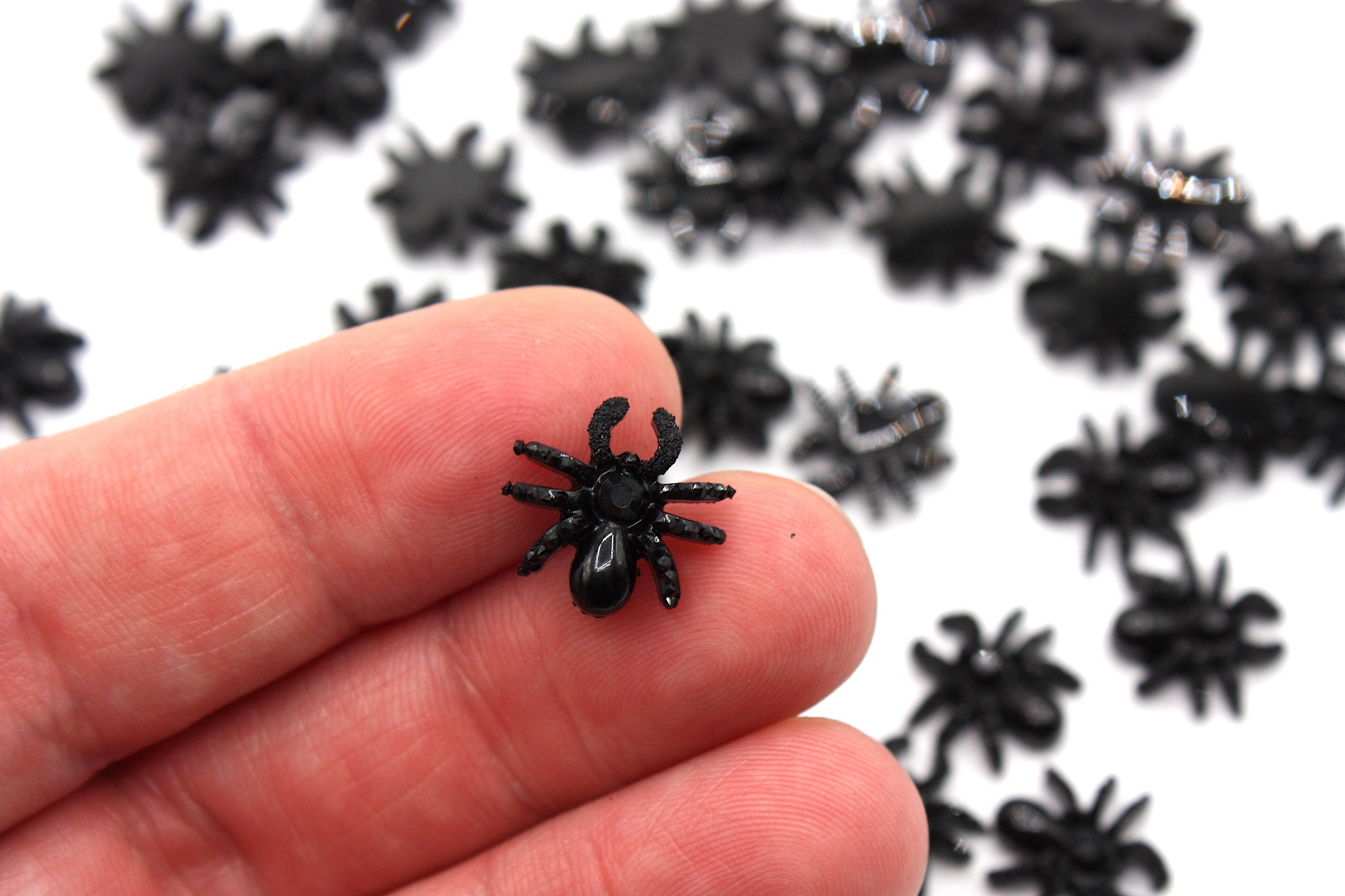 Cute Jumping Spider Wood Mini Charms Shapes DIY Craft Jewelry