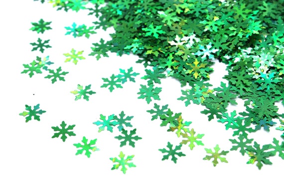 Snowflake Sequins Glitter Confetti for Craft Resin Slime Supplies