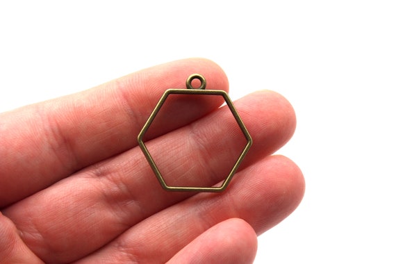 High Quality Round Gold Tone Framework Open Back Bezels Pendant Blanks Open  Bezel Charms for Resin Jewelry Making, 30mm,25mm, Width 8mm 